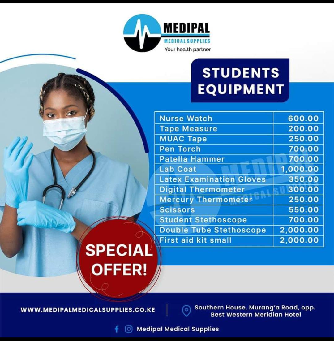 'Calling all student medical professionals! Dive into hands-on learning with our  equipment now available in hospitals nationwide. Get ready to elevate your skills and save lives! #MedicalEducation #StudentResources pls RT @osoroKE 
@_Nana_Kc 
@annenjeri_m 
@dr_chep 
@kinyuayz