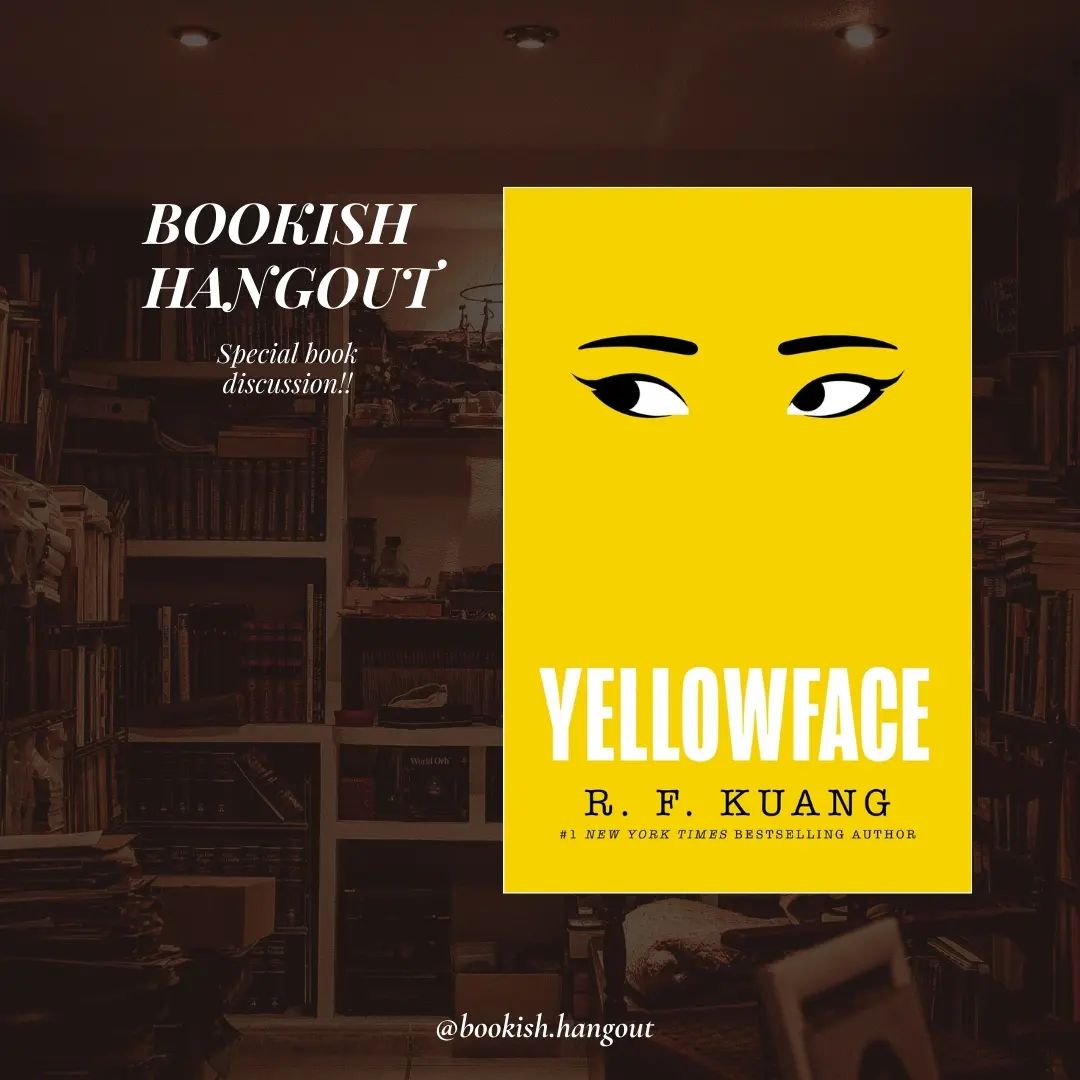 📚🎉 Exciting News! 🎉📚

Join us for a lively book discussion on 'Yellowface' by R.F. Kuang:

 #BookDiscussion #Yellowface #SaveTheDate #BookishHangout #BookLover #Bookstagram #BookRecommendations #Booktok #BookJournal #Readinglist #Booklover #Reading #BookReview #BookHaul