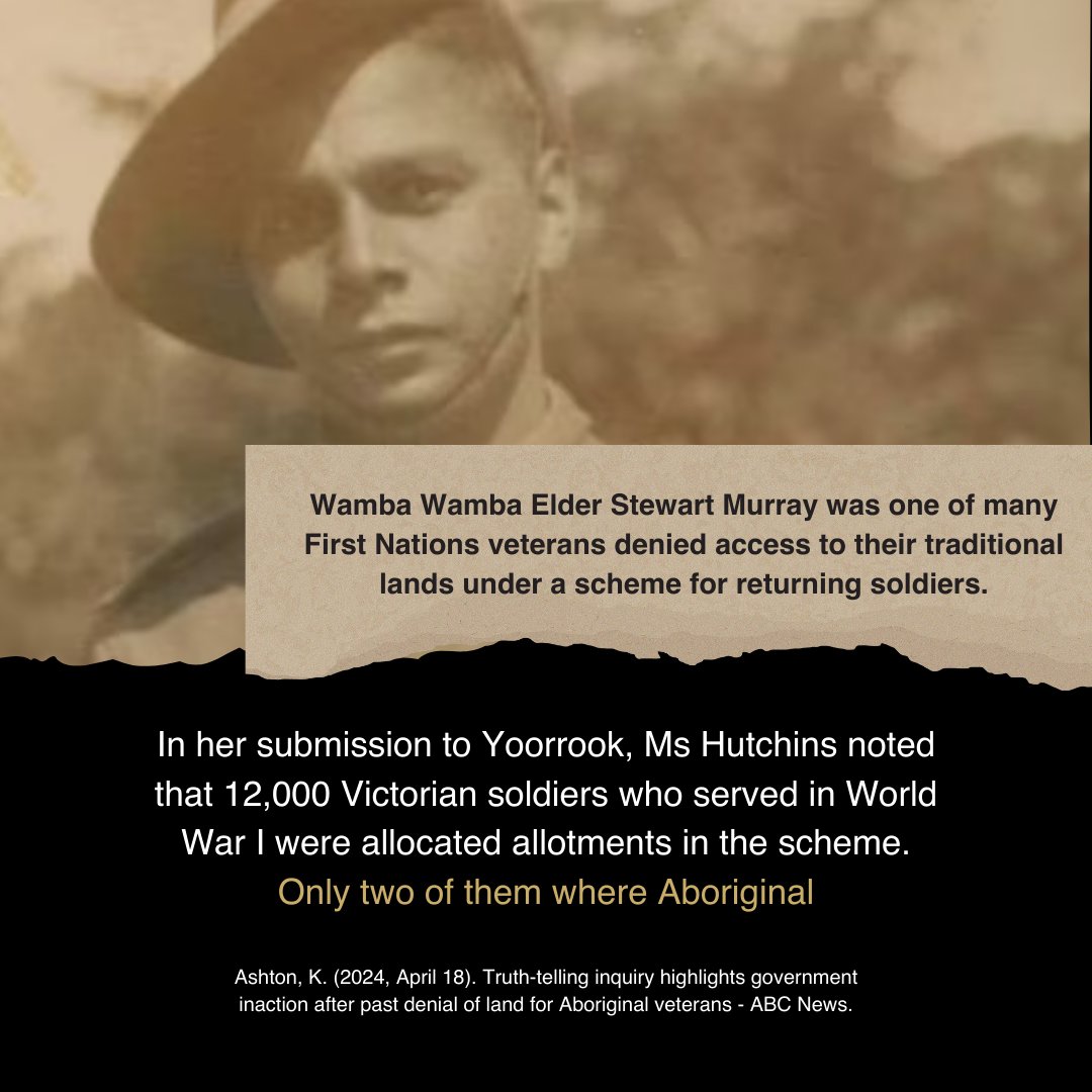 The Hon. Natalie Hutchins MP acknowledged 'the racist denial of land to returned Aboriginal soldiers' at a Yoorrook hearing this week. Read the full article to learn more: shorturl.at/giqyX #Yoorrook #NatalieHutchinsMP #abcnews