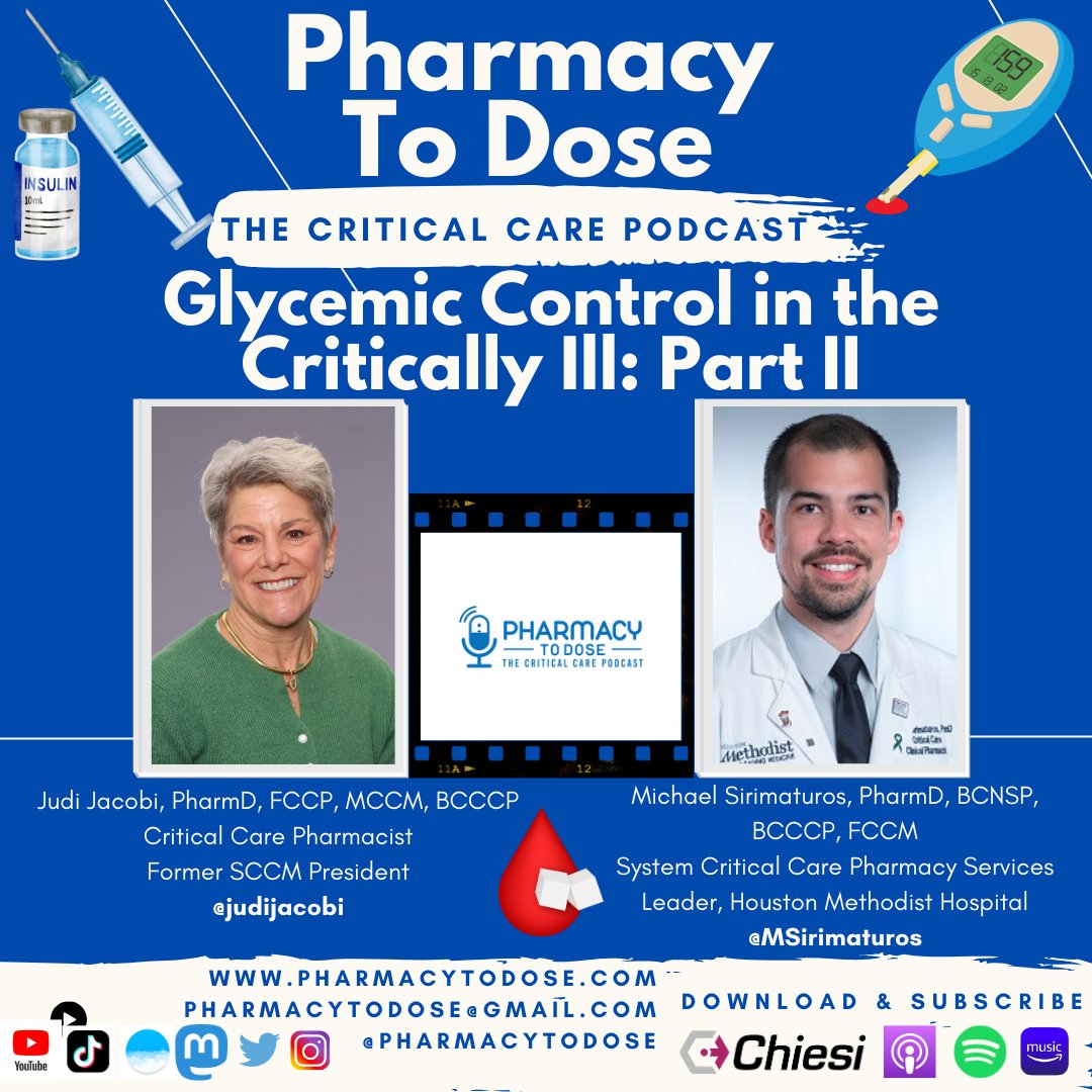 Pharmacy To Dose: The Critical Care Podcast tweet media