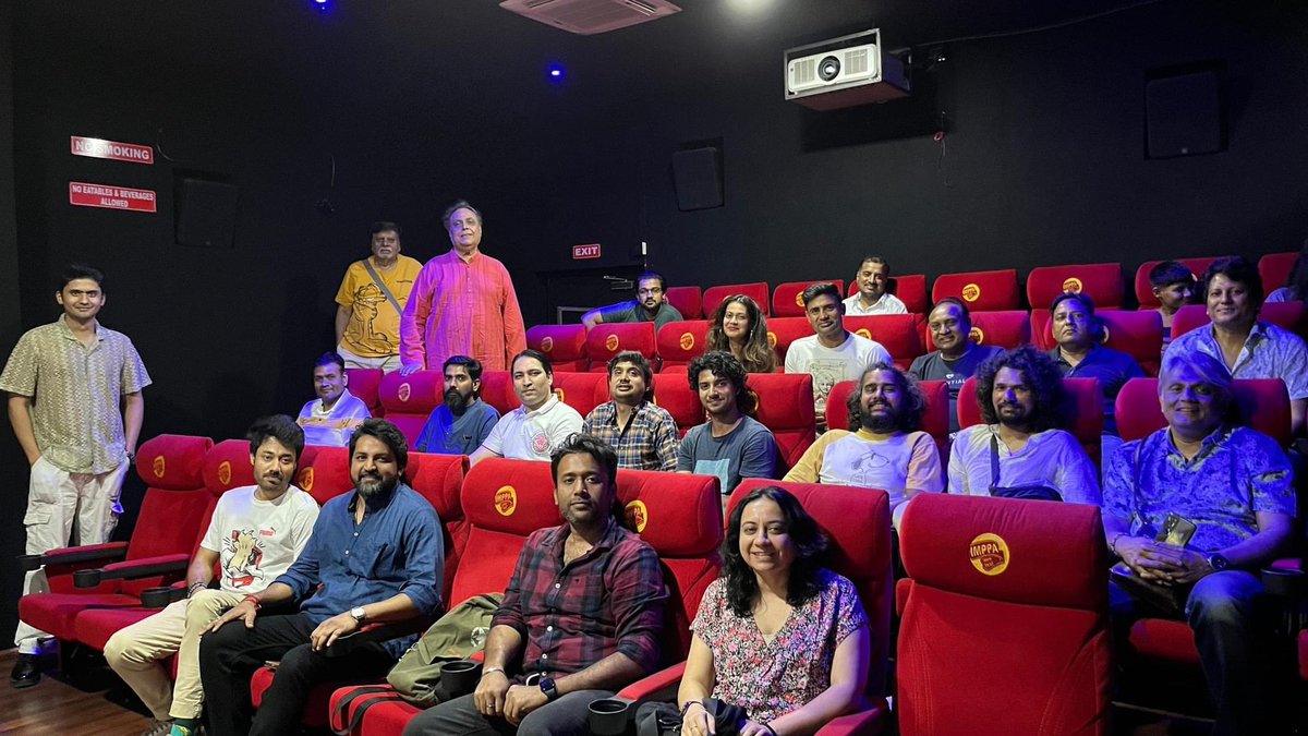 narrativepics's tweet photo. 🎬�� Our short film "Prarabdha" screened for close friends &amp; colleagues, and the response was heartwarming! 🌟 Grateful for the support &amp; love. Moments like these make filmmaking truly special. 🎥💖 #Prarabdha #ShortFilm #ScreeningSuccess #Gratitude https://t.co/kZiAD7W3my