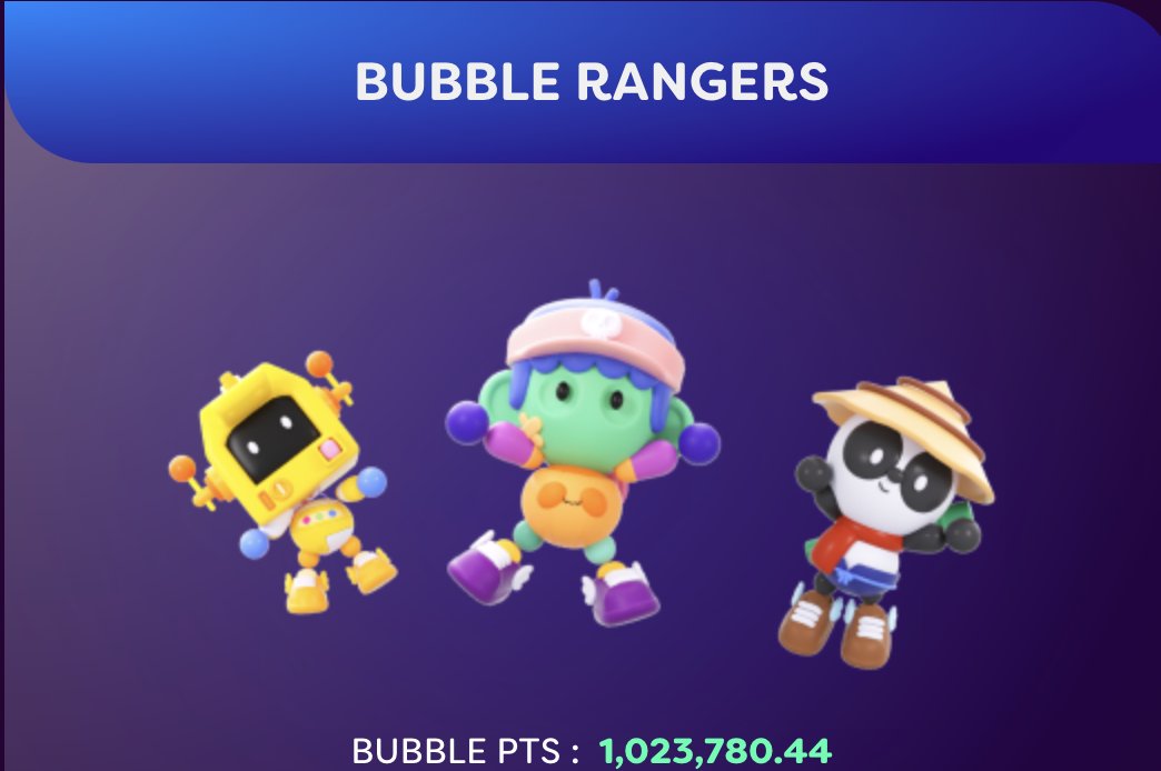 0xreso1ute's tweet photo. 1M Bubble points, 10M soon 🫧
$PARAM $BEYOND $MOJO $COOKIE #PIXELFIX $GANG $RICY $BUBBLE $TRIP $PIXIZ $SOMO $XTER
@onunblocked @ricyofficial https://t.co/PLvKCxKiyI