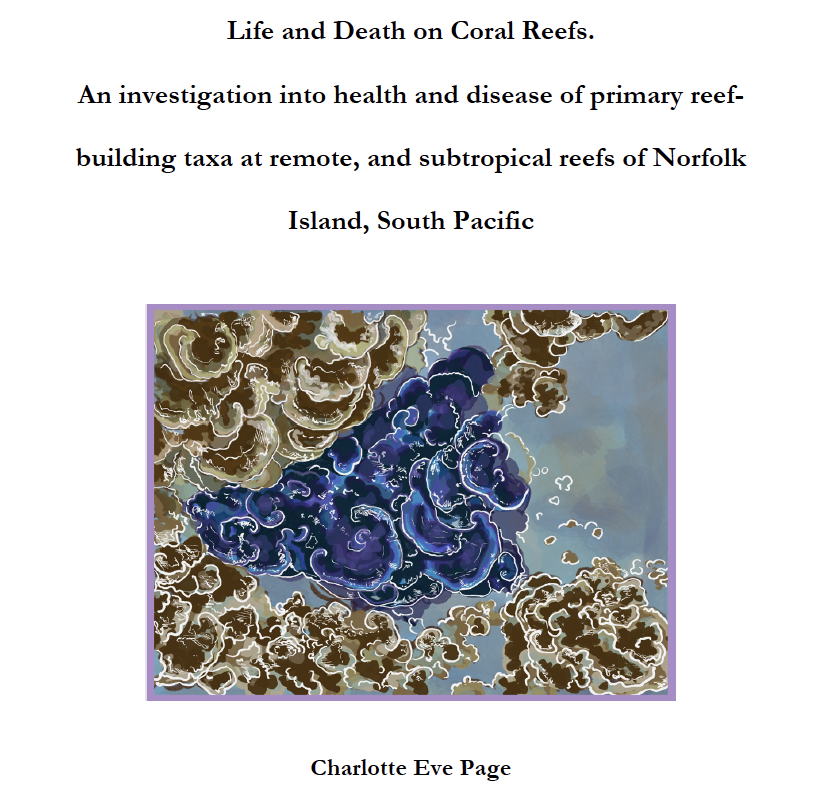At the end of 2023 I submitted my thesis. 🪸

Yesterday I received news that I have officially been awarded my doctorate degree. I am over the moon.