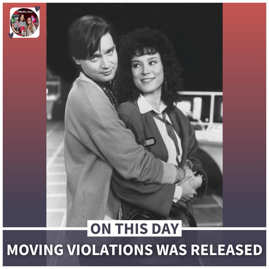 timeless_tilly's tweet photo. 39 years ago today, 𝙈𝙊𝙑𝙄𝙉𝙂 𝙑𝙄𝙊𝙇𝘼𝙏𝙄𝙊𝙉𝙎 opened in theaters across the United States. It was Jennifer Tilly’s second feature-length film role. 

#jennifertilly #movingviolations https://t.co/9xL3cNxp6I