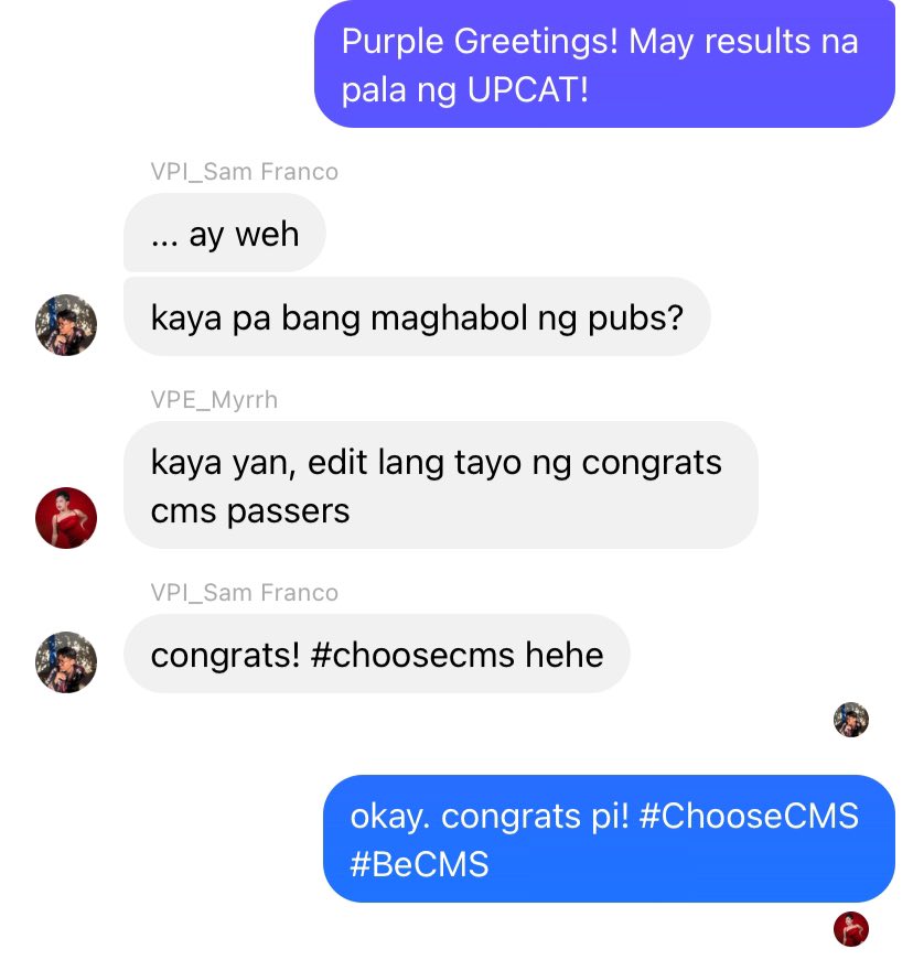 UPVLibertas's tweet photo. sori direk, di kami ready…pero sana ready na kayo for CMS! 😌

Mention a BA in Communication and Media Studies passer below 🥳

Fill up the form, and we’ll get in touch with you soonest!

🔗https://t.co/GCiFnapAv1

#UPVLibertas
#ChooseCMS
#BeCMS
#SulatUlatMulat https://t.co/sFTfRkvKQZ