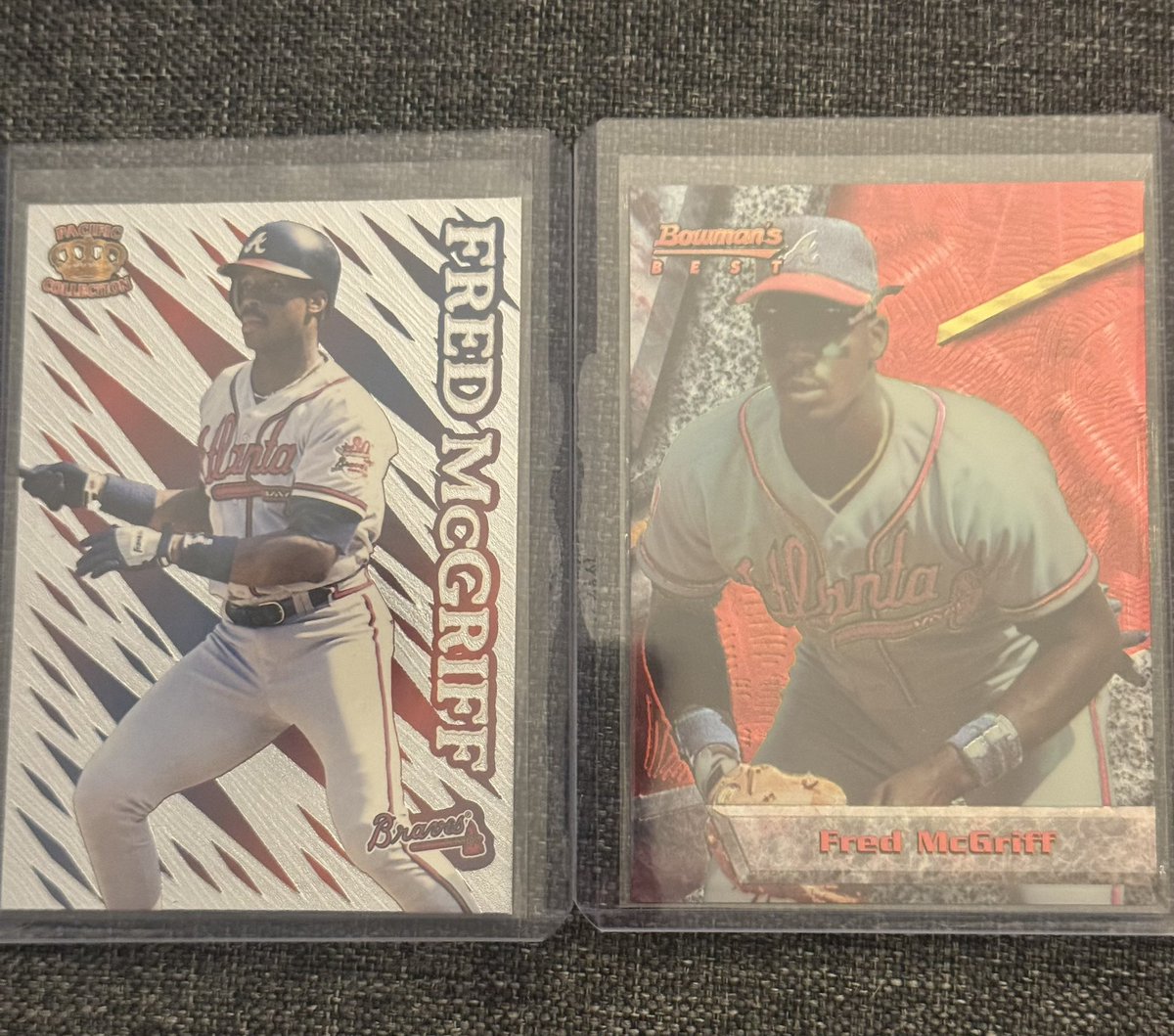 CallMeCollier's tweet image. The Fred McGriff side project has begun. Ole Crime Dog was a beast in his era. With that being said direct all McGriff Braves uni non base in this direction. Unless it’s cool base. Thank you.