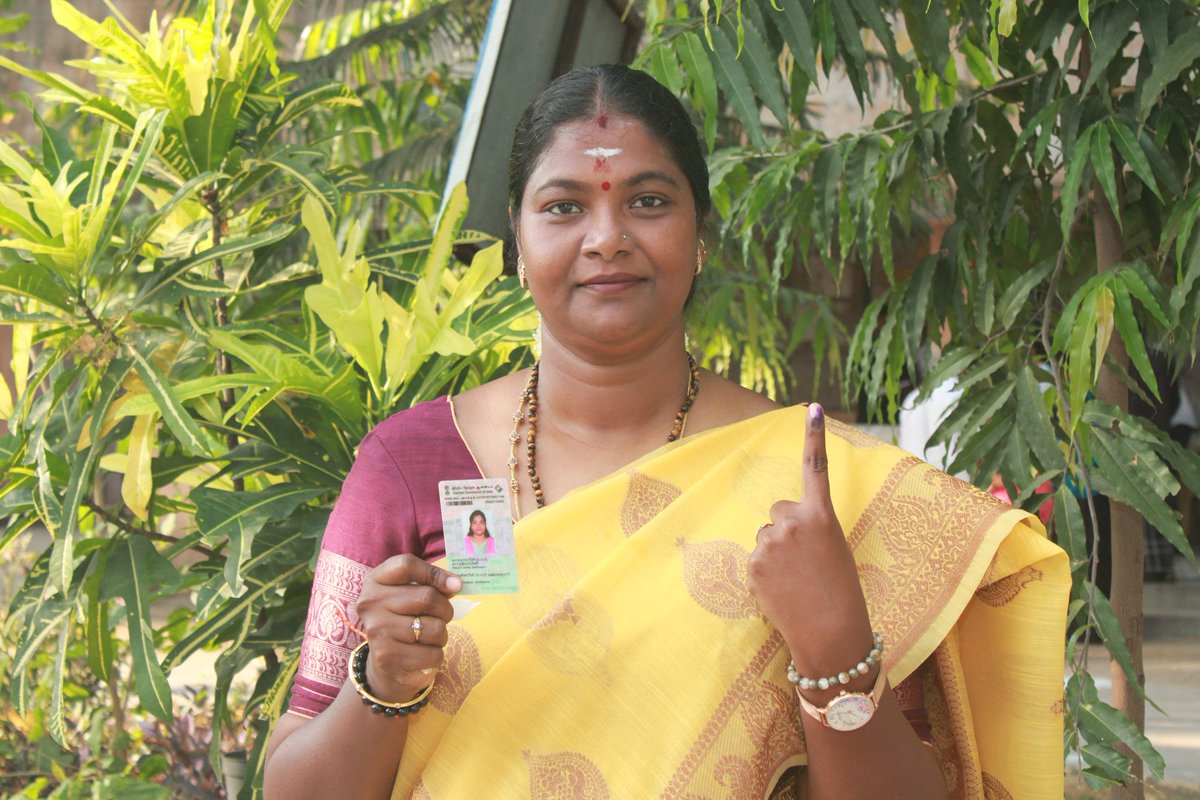 I completed our 'Democratic Duty'...have you..?? #vote #fundementalrights #LokSabhaPolls2024 #LokSabhaElection2024 #ParliamentElection2024 @narendramodi @annamalai_k @blsanthosh @KesavaVinayakan