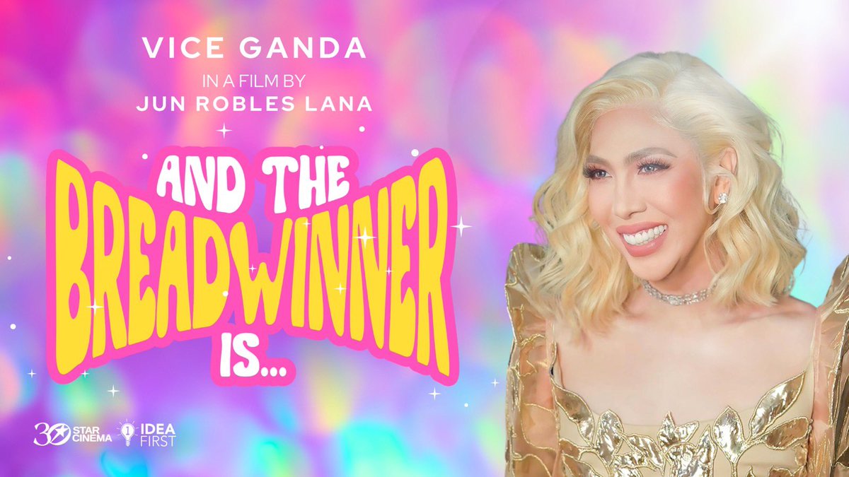 THIS JUST IN: Vice Ganda's upcoming movie with Jun Lana is entitled 'And the Breadwinner is...'