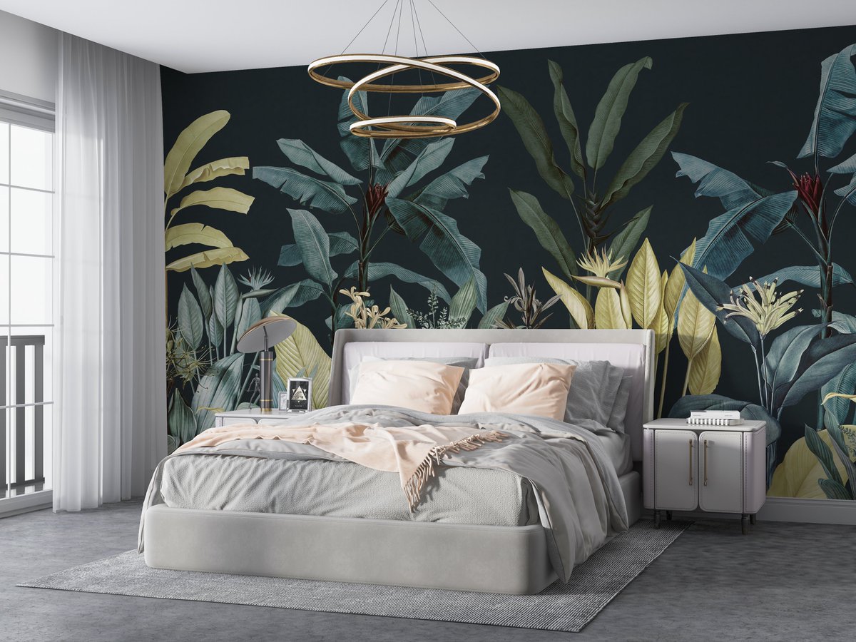 Relax under the serene moonlight with our Moonlit Canopy Tropical Tree Wall Mural 🌕🌴#tropicalwallpaper #leafwallpaper #bananaleaveswallpaper #greenwallpaper #floralwallpaper #MoonlitCanopy #TropicalDecor #NatureInspired #HomeDecor  

bit.ly/3JpEAsf