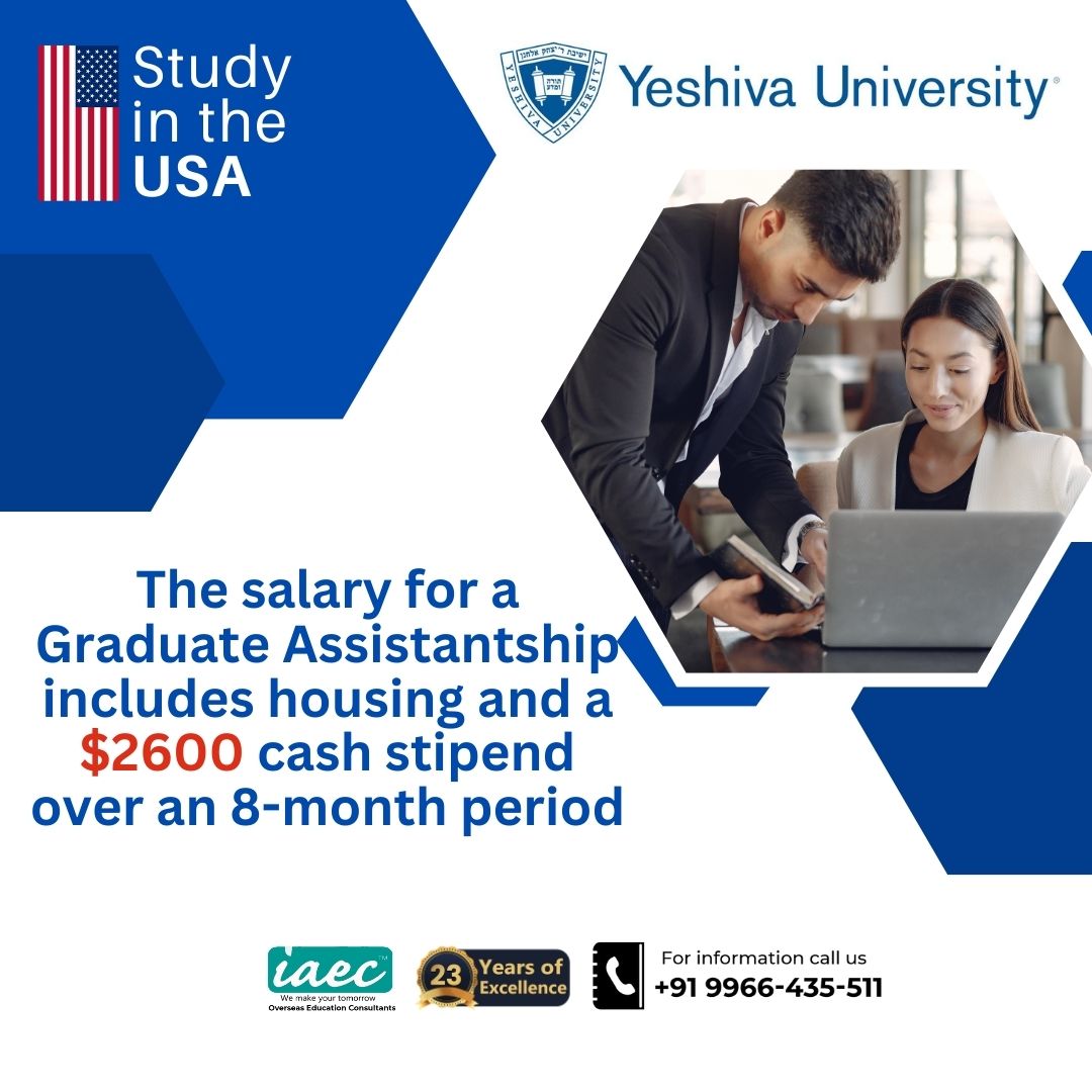 If you believe you are the best - try and get into the world's best universities..
Ping us to know more...

#YeshivaUniversity #studyinusa #studentvisa #Assistantship #abroadeducation #abroadstudies