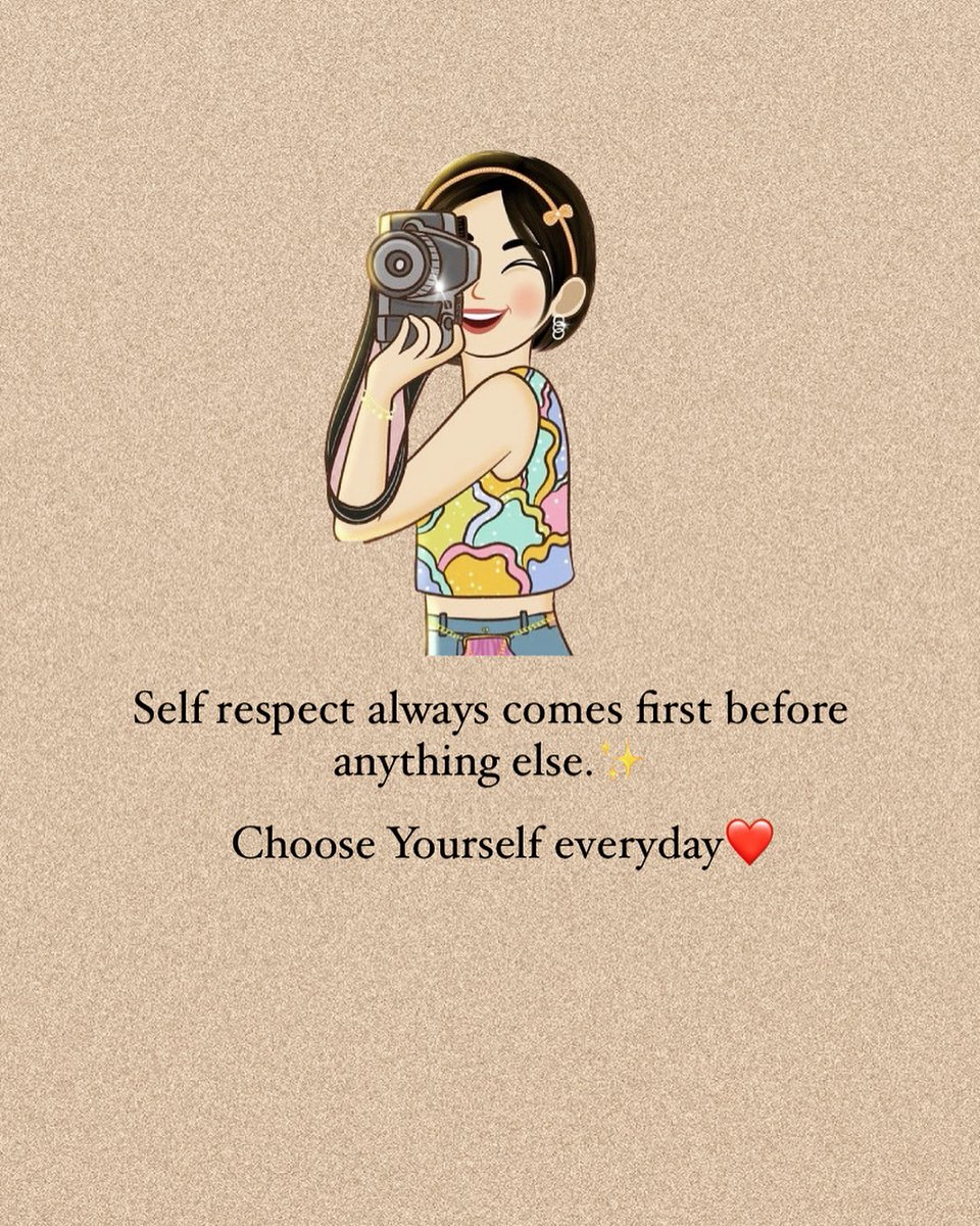 #SelfRespect