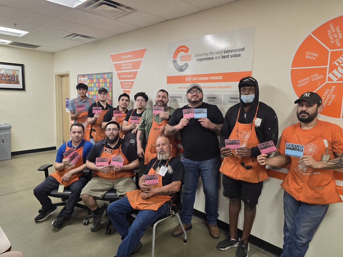 Awards day at 0506. Congratulations to Freight Team Members Miguel, Matt, Jacob, Adrian, Andrew, Joe D21, Kristian, Fernando, Daniel, Kike and Mario. @Marcy_olivarez <a href="/SendejoRoy/">Roy</a> <a href="/JonLanderosTHD/">Jon Landeros</a> <a href="/CourtneyMKorkow/">Courtney Korkow</a> <a href="/dontamcam/">Tammy Campbell</a> <a href="/Cleo45078280/">Cleo</a> <a href="/DepotJustin/">Justin Alvarado</a>