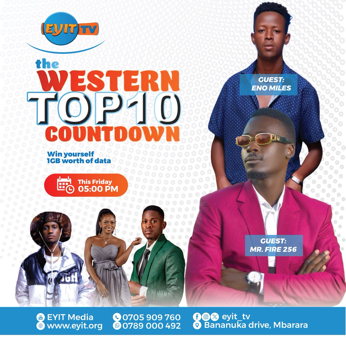 🎸🤠 Get ready to boot-scoot into the weekend with the BIGGEST #WesternTopTenCountdown yet! 🎤🌟 This Friday at 5 PM, join @glady_heather , @Ssonkopromotion , and @HusseinAkugi as we amp up the fun with TWO special guests! 🎶✨ Don’t miss out—tune in and turn up the volume🔥