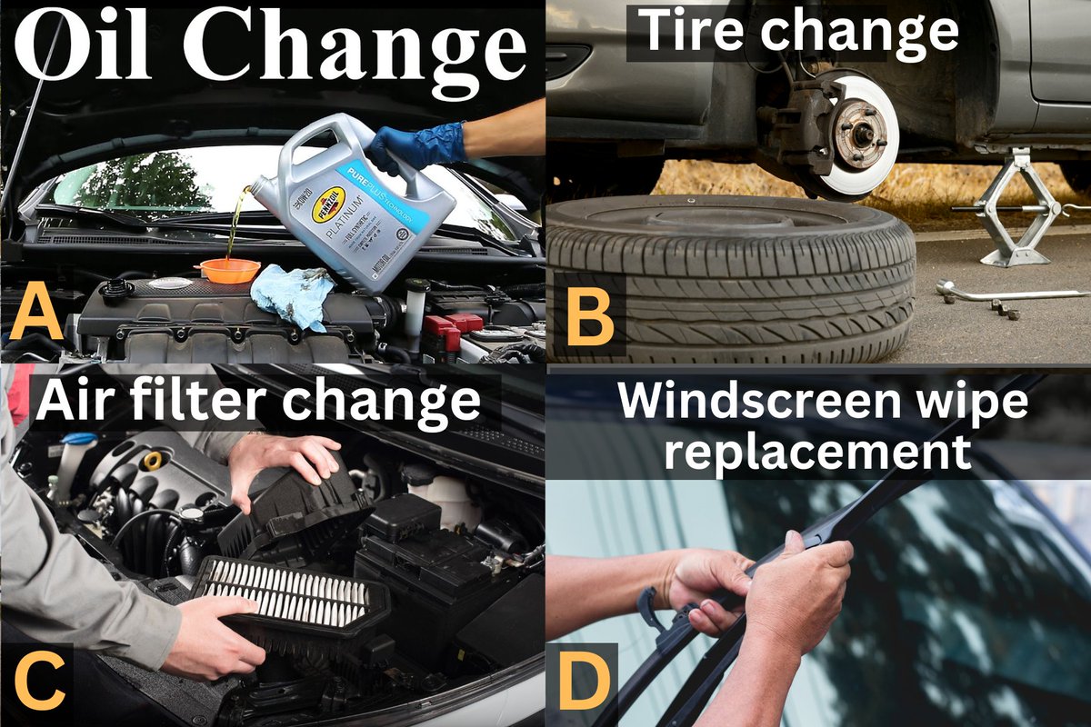 Which of these car repairs can you do by yourself?