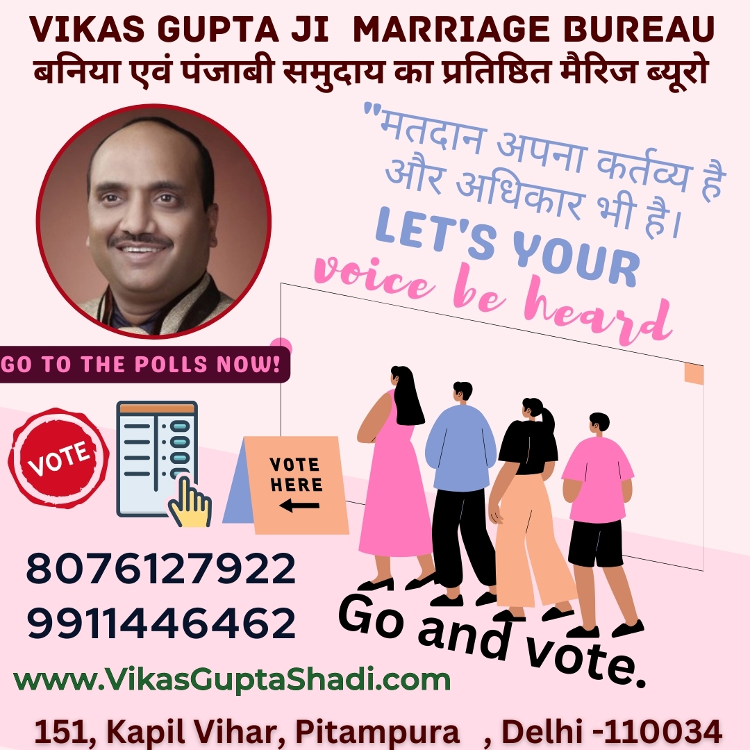 #मतदान अपना कर्तव्य है और अधिकार भी है। Let's Your voice be heard. Go and #vote. #VikasGupta