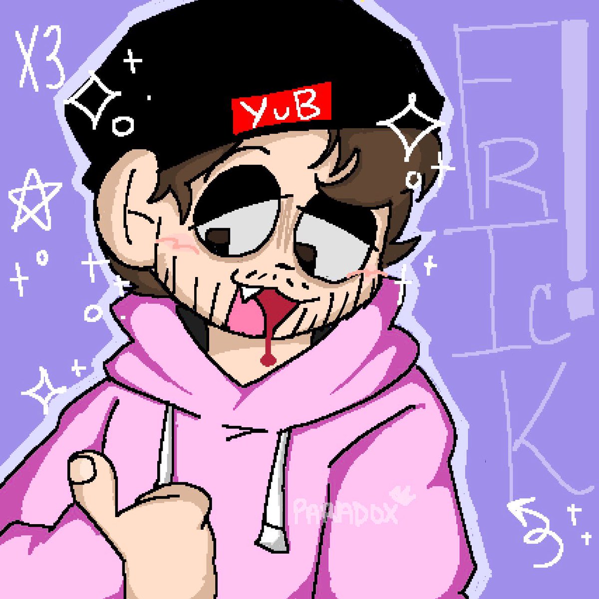 i doodled one of my favorite youtuberz ever!! YuB is literally the silliest goose in the pond @YuBPlays
