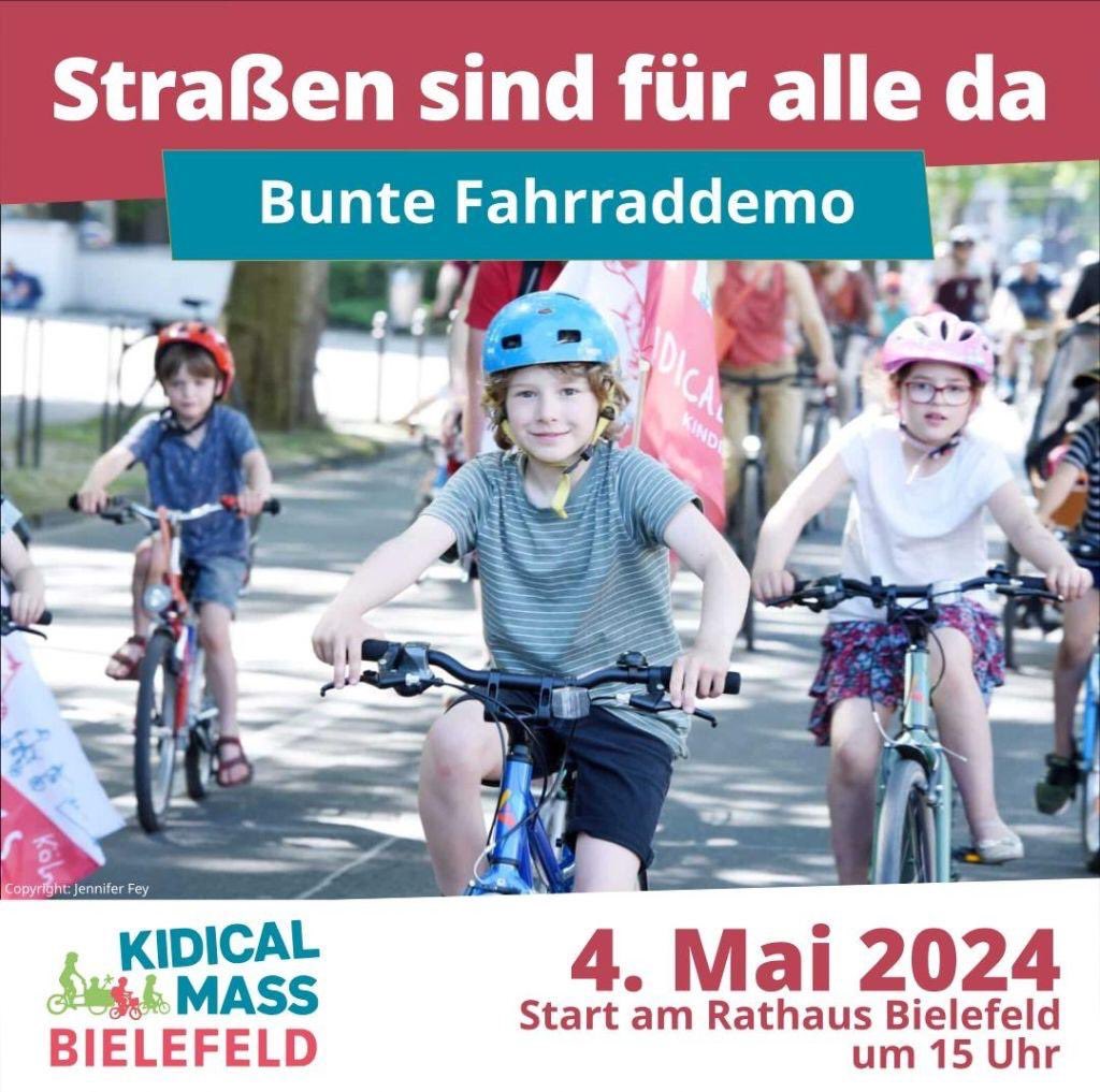 Radentscheid_Bi's tweet photo. Kommt vorbei - wir freuen uns auf euch! #KidicalMass #KinderaufsRad #StrassenFuerAlle https://t.co/fIYwoW5miN