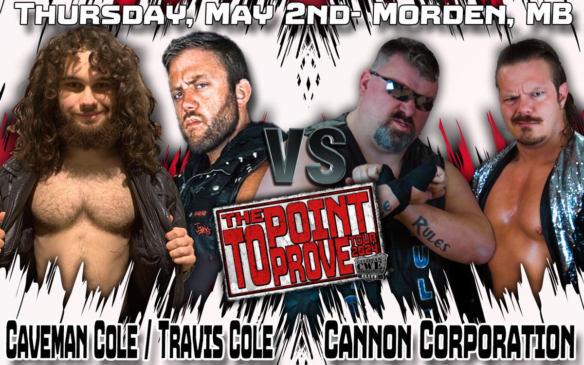 May 2nd The Cannon Corporation will be returning to Morden MB. @shaunmartens and myself will prove once again why we are the most vicious Tag Team in all of Canada. O’DOYLE RULES