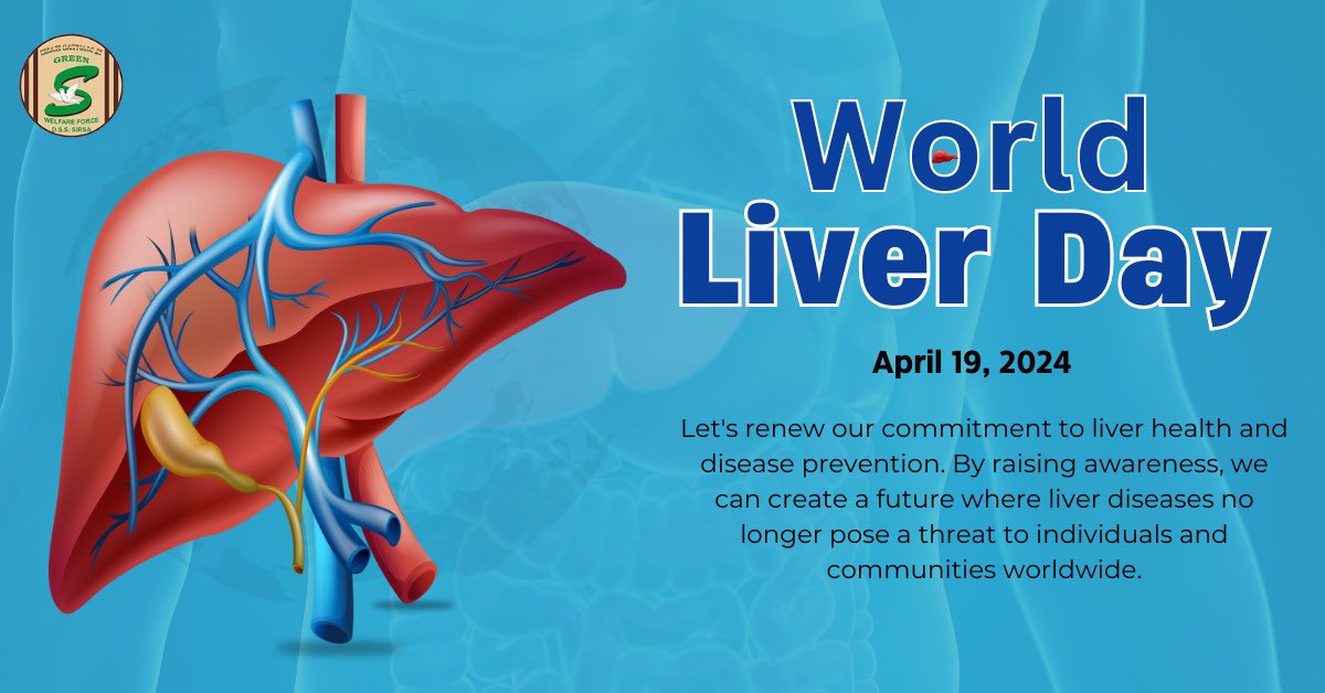 GreenSwelfares's tweet photo. This #WorldLiverDay, let's shine a spotlight on liver health and inspire others to adopt healthy habits that protect this vital organ. Let us spread awareness about liver diseases, risk factors, and preventive measures. By fostering a culture of liver awareness and prevention, we can work towards a world free from liver diseases.