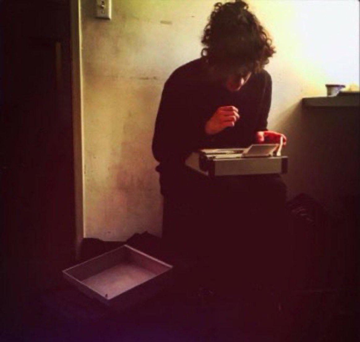 you left your typewriter at my apartment straight from the tortured poets department