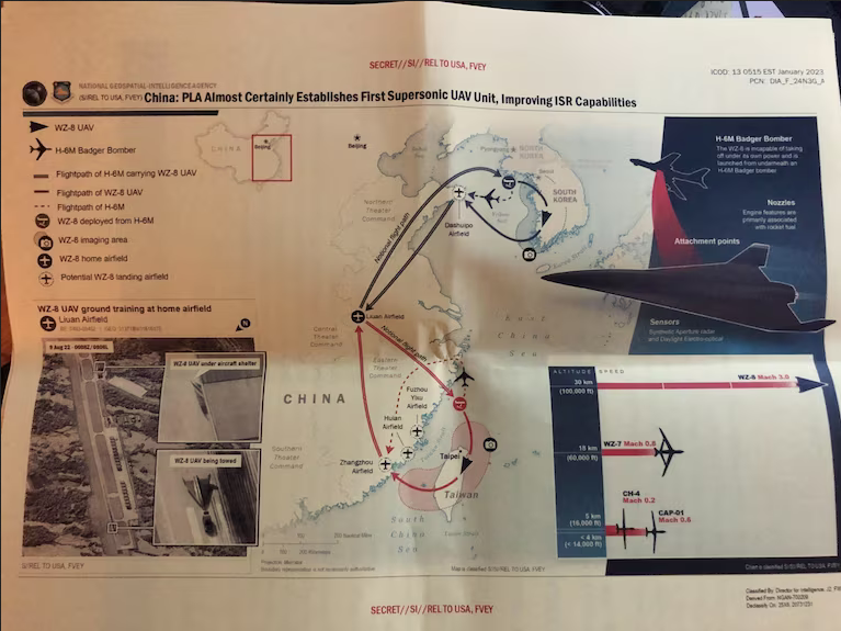 The Chinese supersonic UAV spotted in the air?