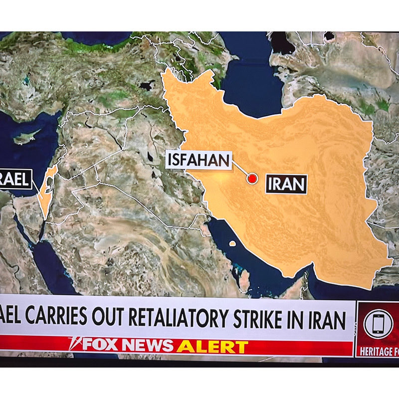 Check out the size of Iran compared to Israel. #JewishLivesMatter