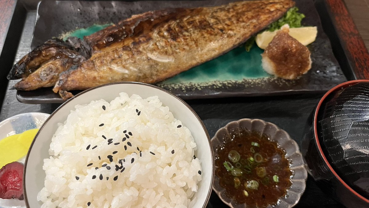 Shinyei_SIN's tweet photo. “焼き鯖” 定食 
SGD 30(GST込)也！ https://t.co/r4CLhRnZMY