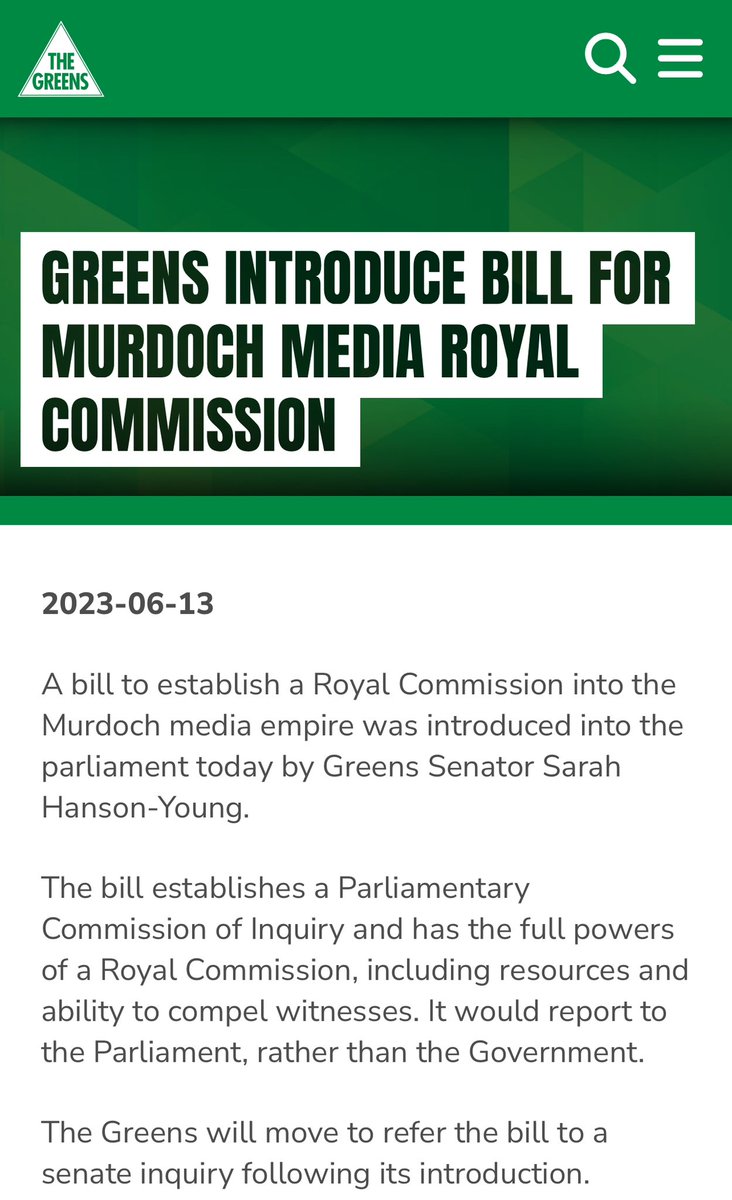 @AlboMP No you are not prepared to take action to haul media companies into line  … you won’t even call for a Murdoch Media RC. 

500,000 people signed a petition. 

The Murdoch Media is the greatest threat to democracy world wide. 

Please call an immediate Murdoch Media RC ..