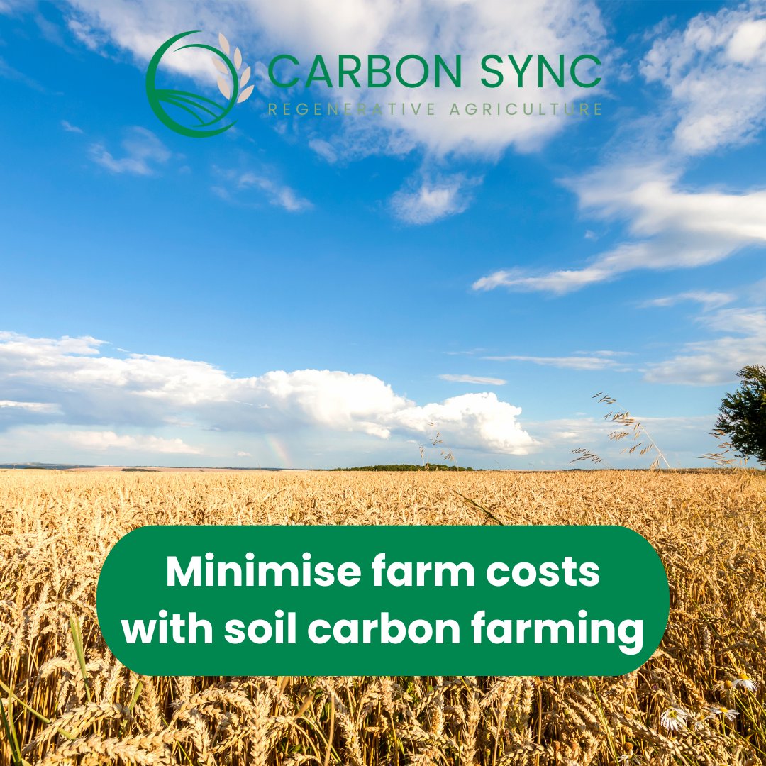 📈 Farm Costs Rising? Don't let your farm's profits sink. See how Carbon Sync’s program can reduce your costs and provide extra revenue. Read more here: bit.ly/3U3PdWK #farmcosts #fuelprices #soilhealth