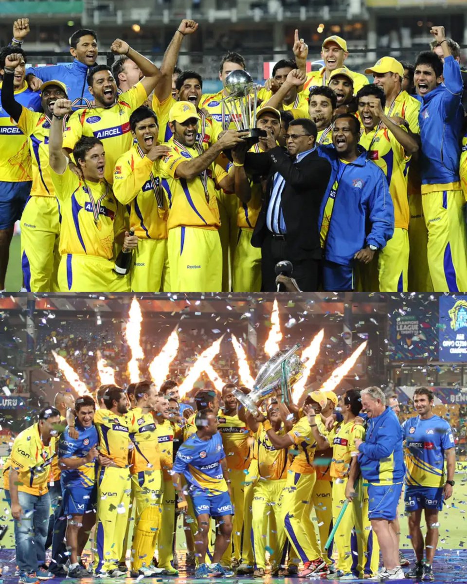 Unmatched glory 
5 IPL Trophies 
2 CLT20 Trophies 
10 IPL Finals 
12 IPL Playoffs 
6 FairPlay Awards
3 Orange Caps
4 Purple Caps 

One Team, One Emotion. 
OTD 2008, the birth of the ultimate cricketing dynasty! 🏆 
@ChennaiIPL