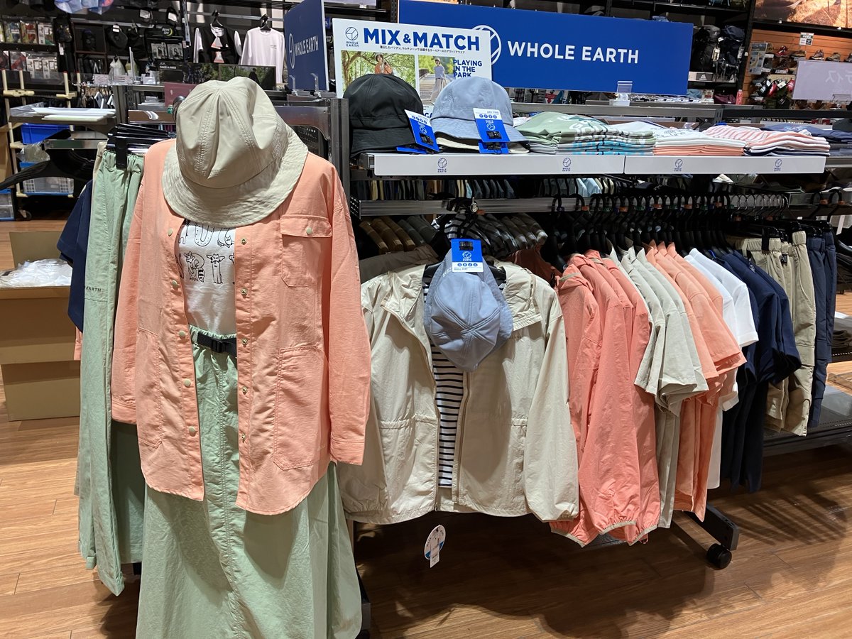 XEBIO_Co_Ltd's tweet photo. ❖❖
アウトドアブランド
🌎WHOLE EARTH (#ホールアース)
にレディースアパレルアイテムが
ゼビオに登場！📢　　　   ❖❖

淡い爽やかなカラーがこれからの季節にピッタリ！
着回し力バツグンでマルチシーンで活躍すること間違いなし👍
https://t.co/imH0y19Hhu

#wholeearth
#ホールアースとともに https://t.co/x1eauZX9MC