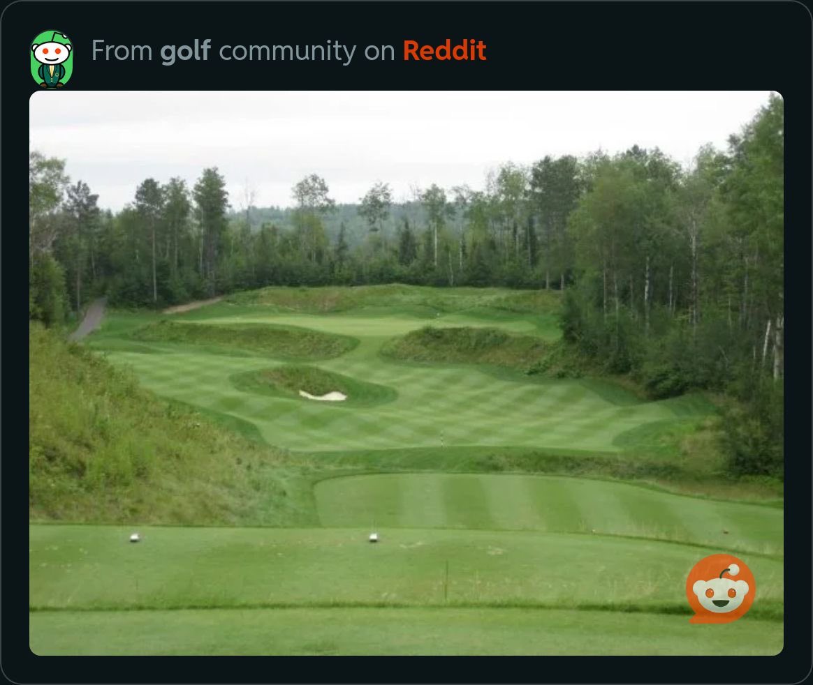 surfperch's tweet photo. @golfcourses101 Really enjoyed Giants Ridge Quarry #13 https://t.co/2zS5z5n2zE