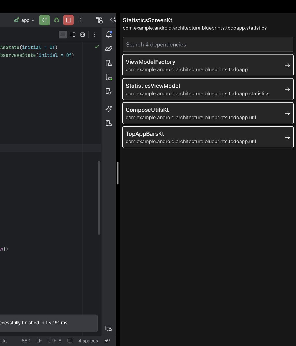 ragunathjawahar's tweet image. ⚡️Modularization tool update
• Dependency selection screen for dependency breaking.
#androiddev #modularization #kotlin #java