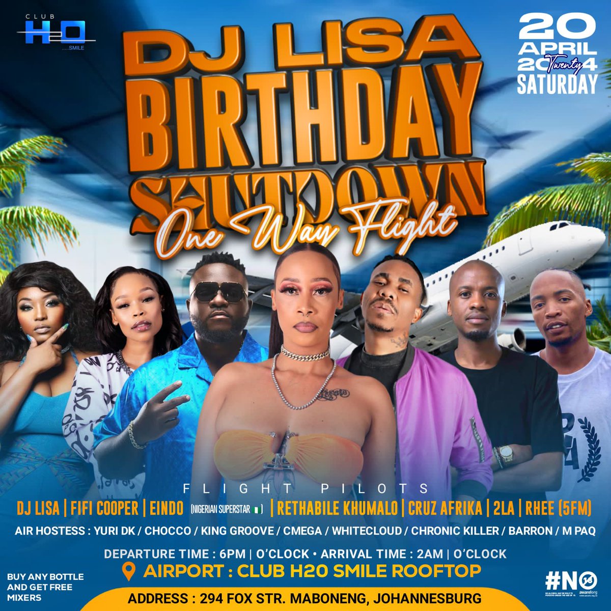 pr_freshnews's tweet photo. It's Dj Lisa's birthday Today ko @Disoufeng_Pub &amp; then Saturday ko @ClubH20_Smile 
- Let’s meet ko Soweto tonight •

Artist line up :  @FifiCooperFans
 @Rethabile_rsa @Iamcruzafrika @2LA_Sa @Djlisa_Sa &amp; @KingGinger Many more 

#DjLisaBirthdayClubTour DjLisaAtDisoufeng https://t.co/XMYI771F4d