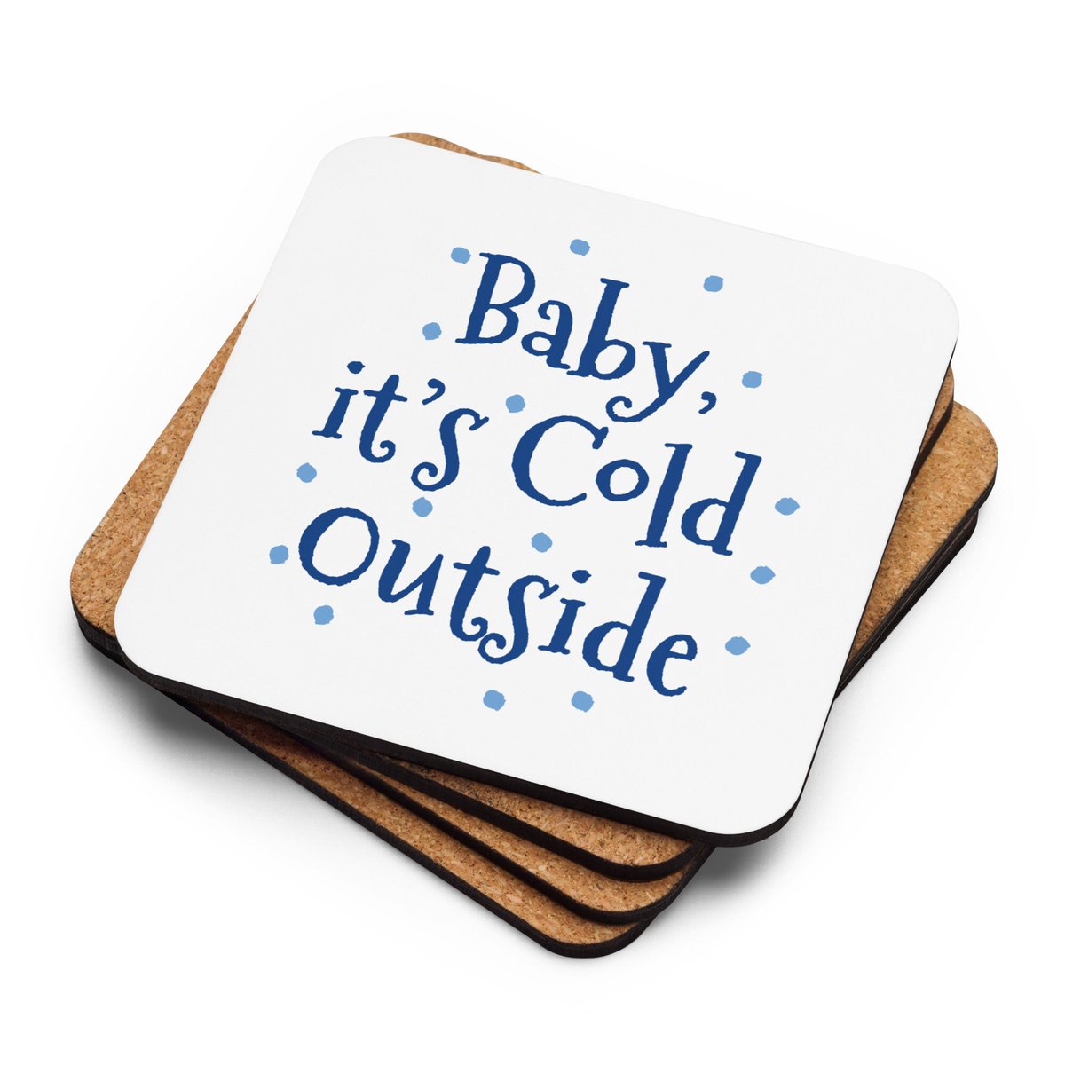 Baby its Cold Outside its cold Cork-back coaster wheezybeez.etsy.com/listing/157531… #GiftsforMom #Etsy #FourthofJuly #MothersDay #EtsyShop #MemorialDay #FathersDay #HandmadeGifts #GiftGiving