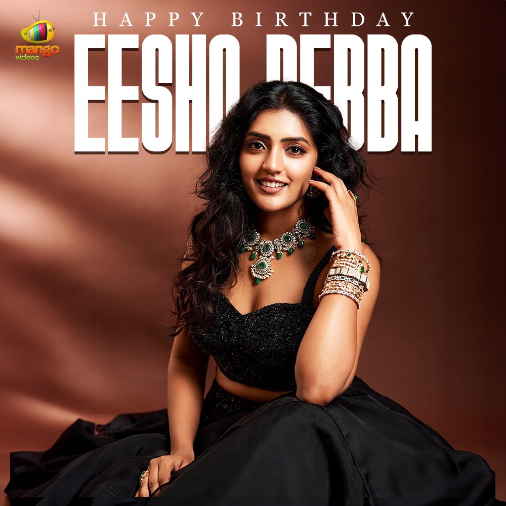 Wishing the Beautiful Actress @YoursEesha a very Happy Birthday 🎂🎉🎉 Wishing you all success for your future endeavors 💫 #HappyBirthdayEeshaRebba #HBDEeshaRebba #EeshaRebba #Tollywood #MangoVideos