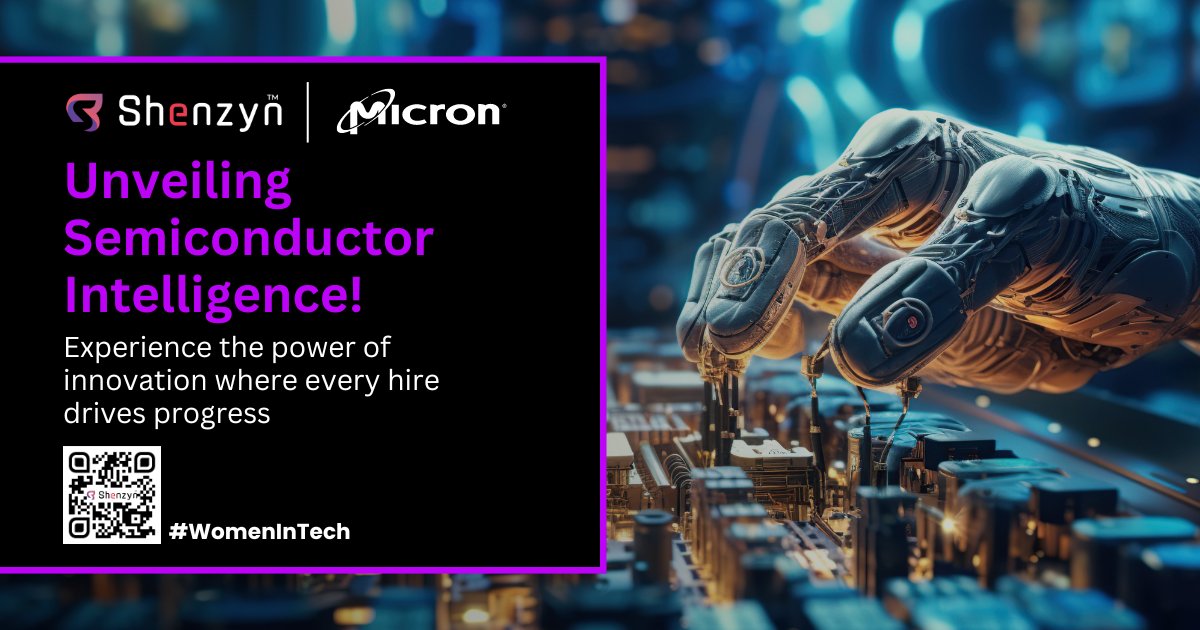 Join the team at the forefront of Semiconductor Intelligence! Embrace a culture where diversity and inclusion fuel innovation. Together, let's shape the future of technology. 

shenzyn.com

#InclusiveInnovation #SemiconductorRevolution #diversity
