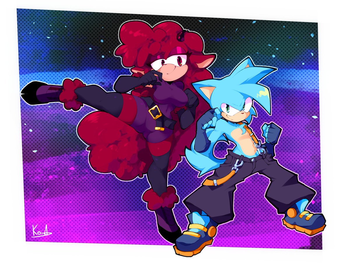 ✨ Commission for @TheRealNeutroa ✨ Kaito and Maiko owned by: @TheRealNeutroa & @raenablaize626 [ Art for a project thats being made ]