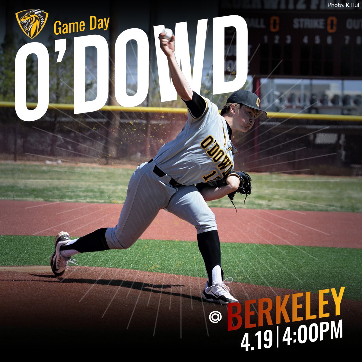 After a tough 3-2 loss in extra innings on Wednesday, the Dragons go for the equalizer Friday afternoon, 4pm @ Berkeley #OdowdBaseball2024