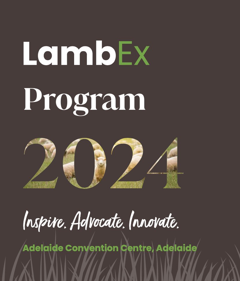 This is it... your 2024 LambEx Program... BIG in size &amp; stature that you will need every ounce of LambEx to appreciate its goodness! Delve inside &amp; uncover an impressive and supersized program for the world’s biggest sheep, lamb and wool forum  bit.ly/4d0R2MJ #lambex24