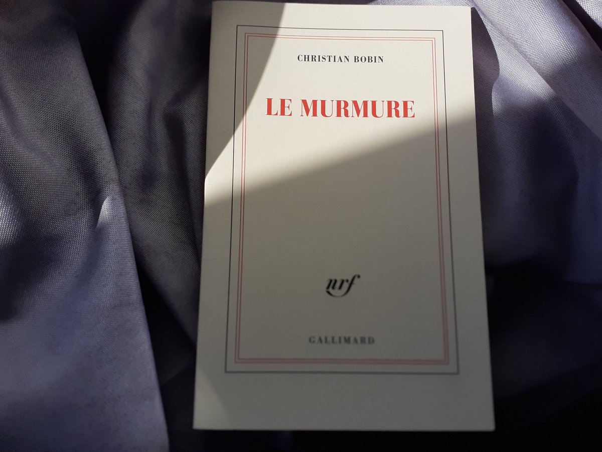 ~~~~~~~~~~~~ Le murmure Christian Bobin Gallimard ~~~~~~~~~~~~~ #vendredilecture en cours... Bonne journée à vous, les Xamis.
