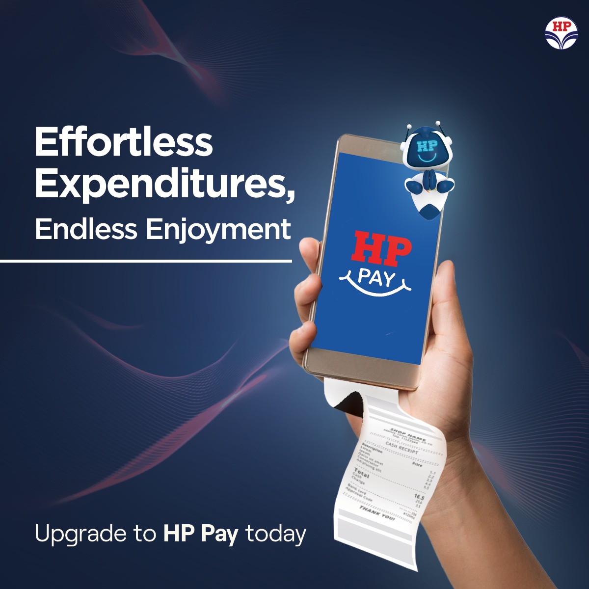 Discover the ease of every transaction with HP Pay! Drive in, fuel up, and breeze through payments hassle-free. Experience seamless convenience at every stop. #HPRetail #MeraHPPump @hpcl #HPPay