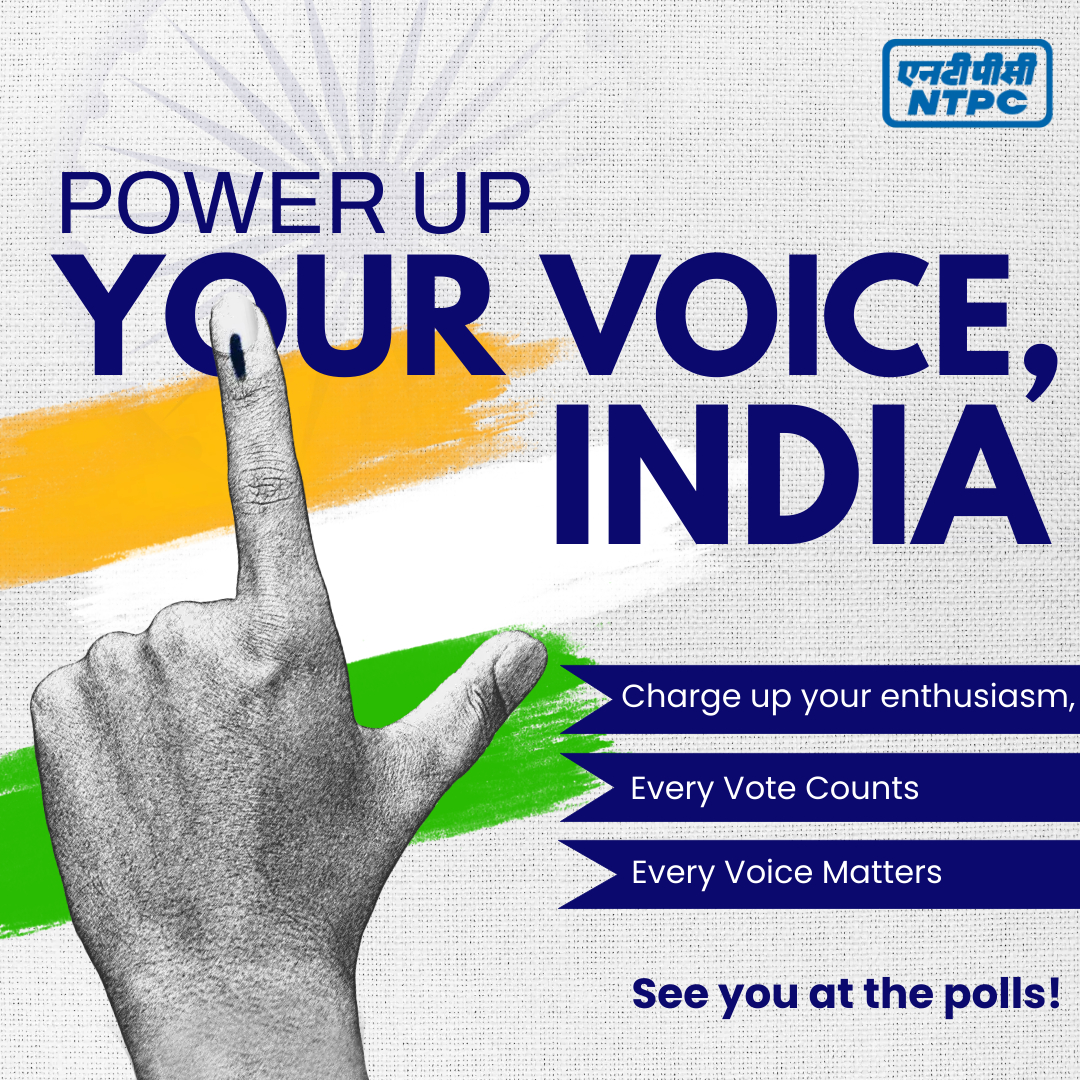 Today marks a pivotal moment in our democracy. Your participation is crucial in shaping the course of our nation. Let's exercise our right to vote and take a step towards a more vibrant democracy. @CMDNTPC #ElectionDay #LokSabhaElections2024 #Vote4INDIA #NTPC