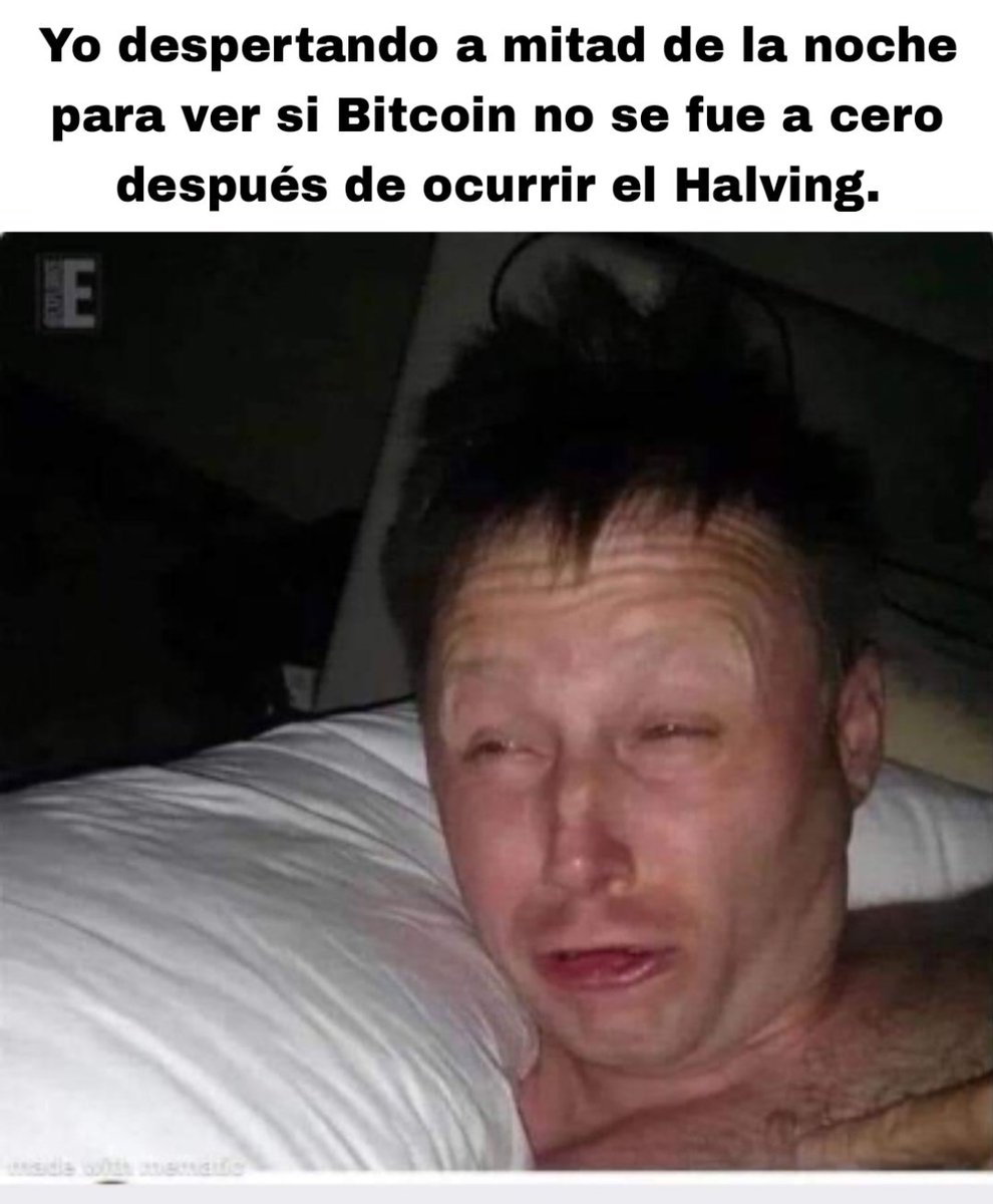 CriptomemesV2's tweet image. Solo faltan unas horas. 💪🏻

#Bitcoin #BitcoinHalving #BitcoinHalving2024