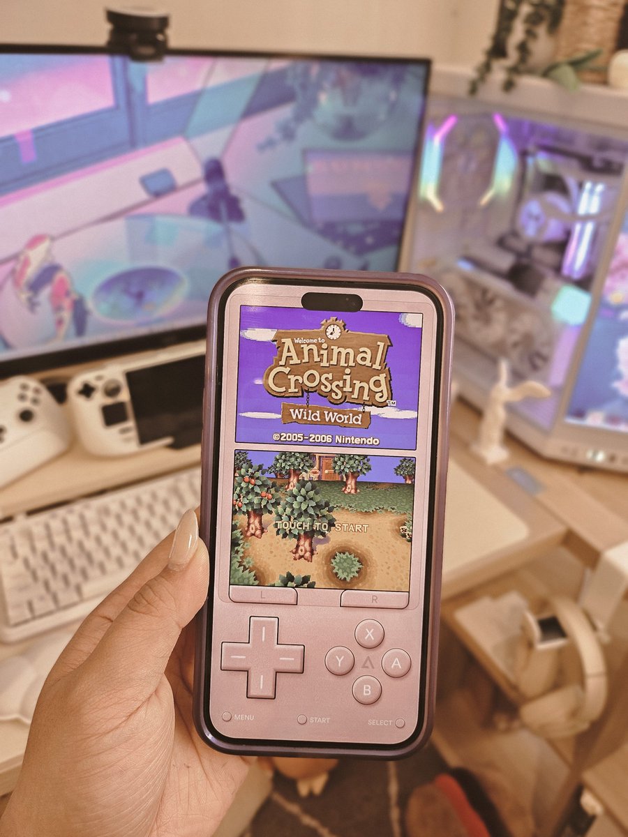 nostalgia in your hands ✨️

thank you Delta emulator for making it possible for ios players to enjoy our childhood games 🎮