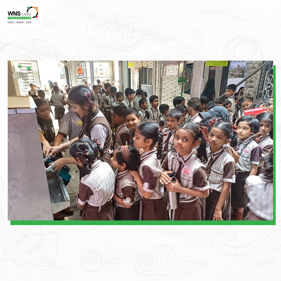#WCFGEMS organized a heartwarming event for our clients at Joymax School, Mumbai. ‍‍‍Apart from the fun activities, our clients donated sports kit and water filter to the school. #LearnWithWCF #GoingTheExtraMile