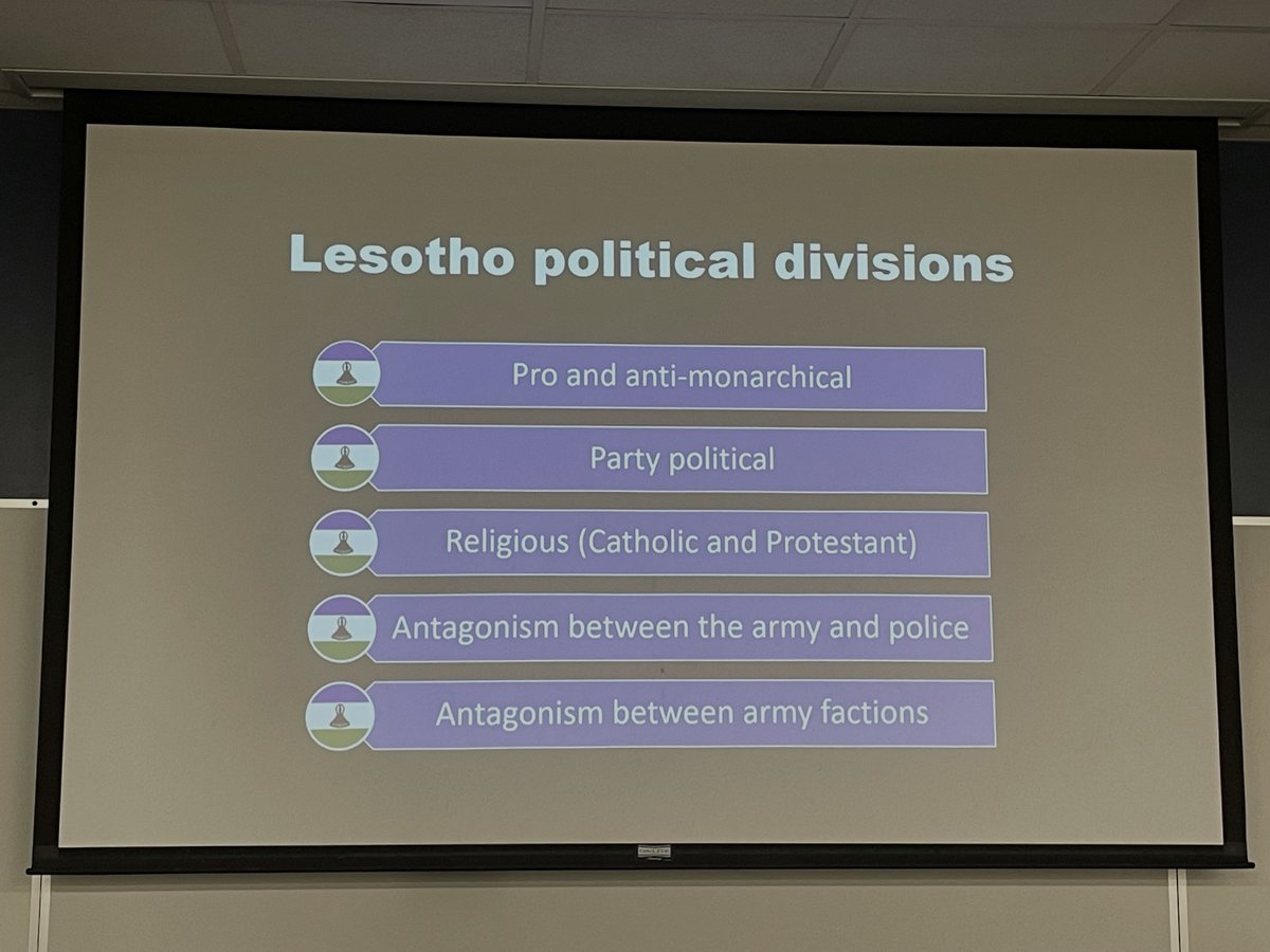 Wrapped up my #comparativepolitics #class this #semester at @FIU @fiu_sipa @PIR_FIU by #lecturing on the #Kingdom of #Lesotho. #politicalscience #government @USEmbassyMaseru @ForeignLesotho