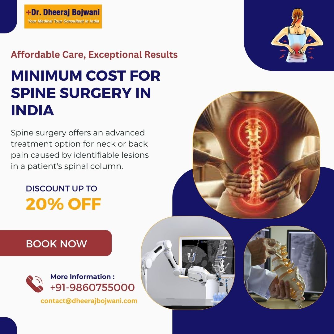 Affordable Care, Exceptional Results: The Minimum Cost For Spine Surgery In India

👉 Read More On :- cutt.ly/tw5vH3J5

#minimallyinvasive #minimumcost #spinesurgery #spinesurgeons #spinepain #neckpain #backpain #spinalfusion #bestmedical #besthospital #topsurgeon