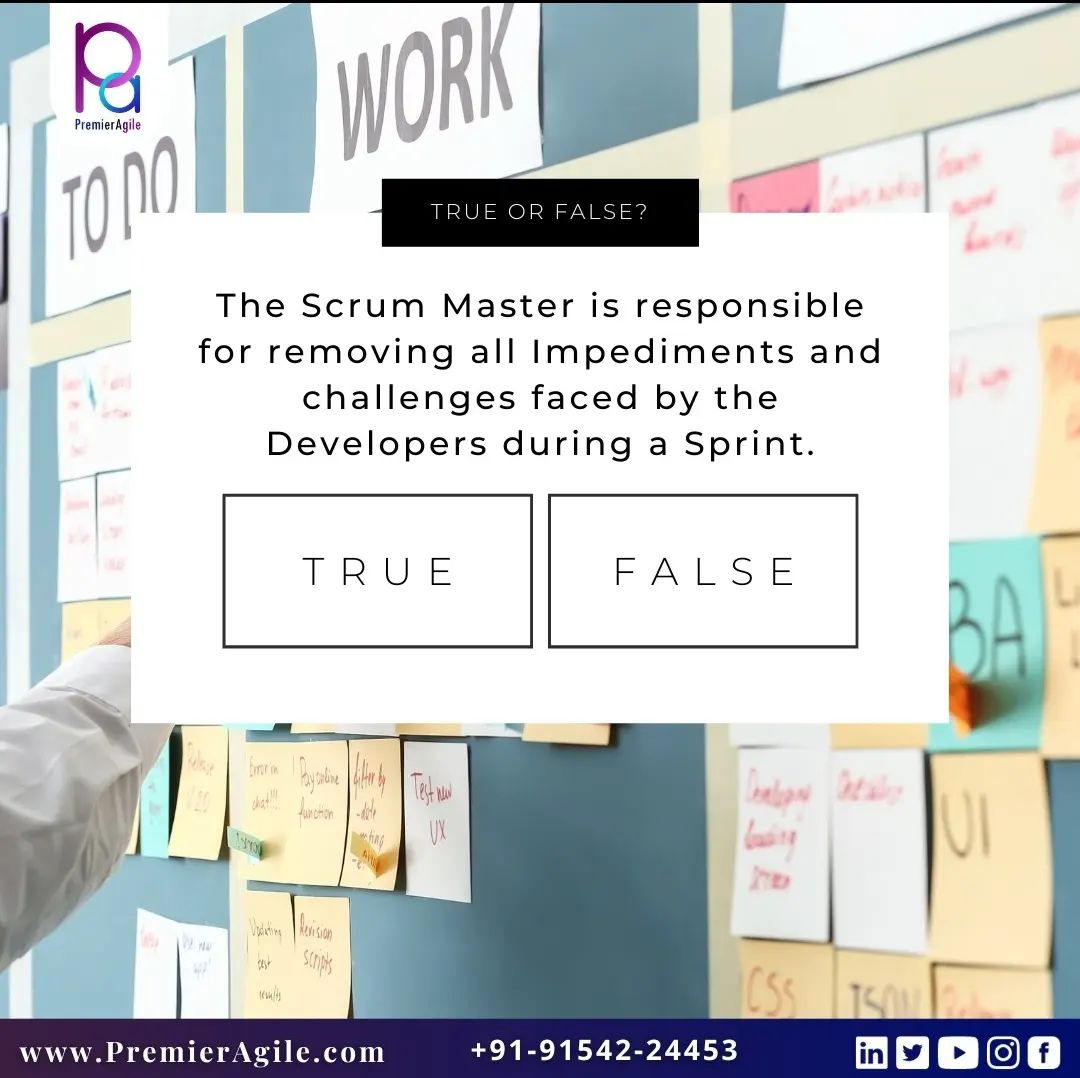 True or False? Tell us your opinion in the comment section. 

Follow PremierAgile for more interesting discussions.

#agile #timeboxing #scrumevents #csm #agilemethodology #funquiz #trueorfalse #scrumroles, #agilescrum