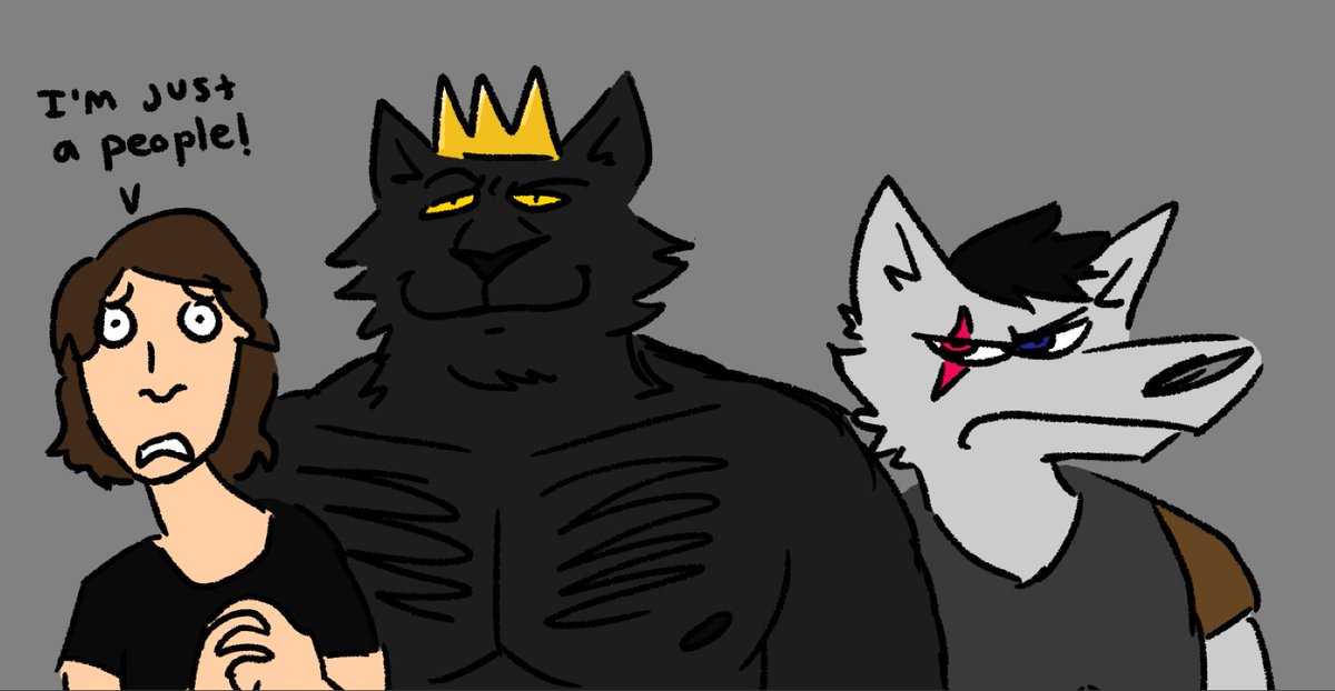 i think im kinda late to the trend but im having issues drawing atm so im just drawing stupid stuff while i figure out what else to draw LMAO anyway.. furry kingdom.. the best..